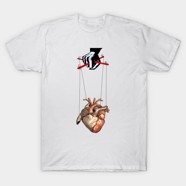 Heart manipulation T-Shirt by Loui Jover 